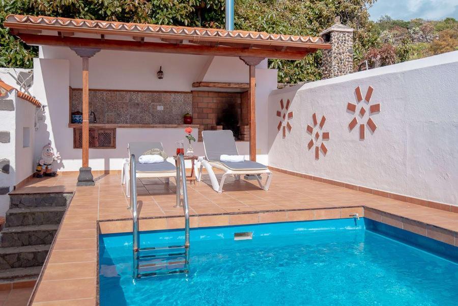 El Amanecer - Villa Privada Con Piscina Agua Salada, Barbacoa Y Chimenea Breña Baja Eksteriør billede